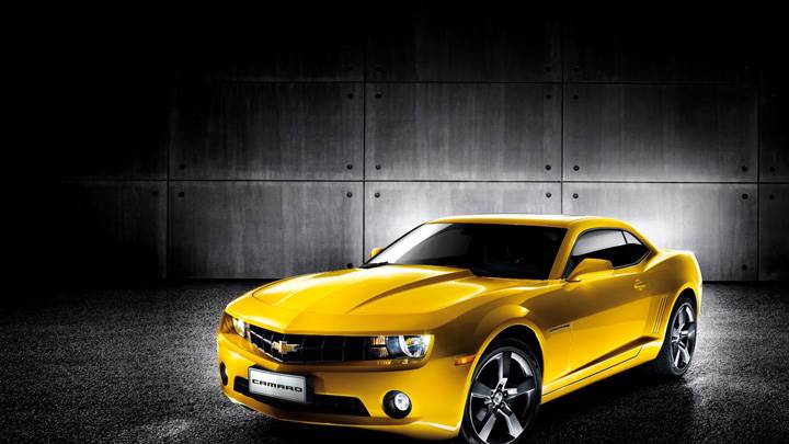 2011 Chevrolet Camaro Yellow in Side Pose
